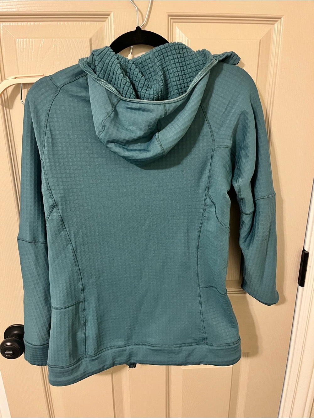 Patagonia Teal Full-Zip Women’s R1 Hoodie Jacket - Picture 3 of 5